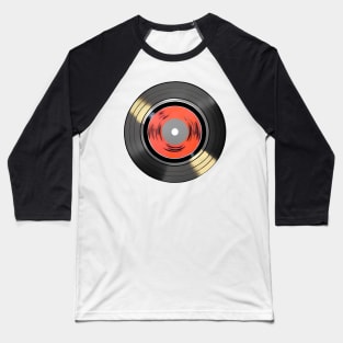 Vinyl Record Baseball T-Shirt